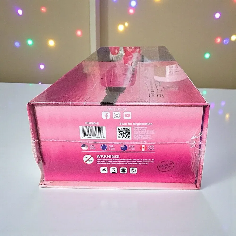 Royale Multi-Purpose Ceramic Hair Brush in Hot Pink Brand New in Sealed Box